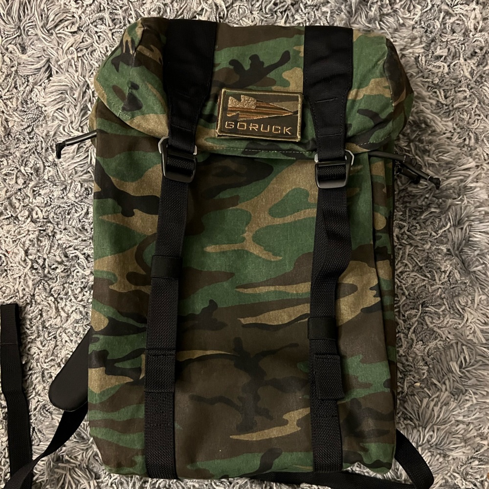GORUCK M22 Woodland Camo Waxed Canvas heritage *Rare Original Run*
